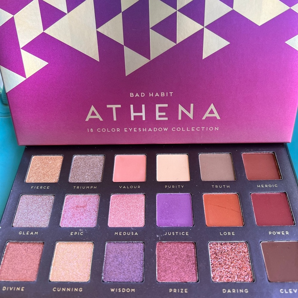 New Discontinued Athena Palette Bad Habit Beauty
